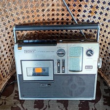 Sony CF-440L Vintage Radio Kassette Made in Japan DEFEKT Ersatzteile Bitte Lesen