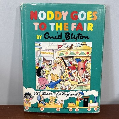 Noddy Goes to the Fair Enid Blyton First Edition 1960 Hardcover DJ Great Britain