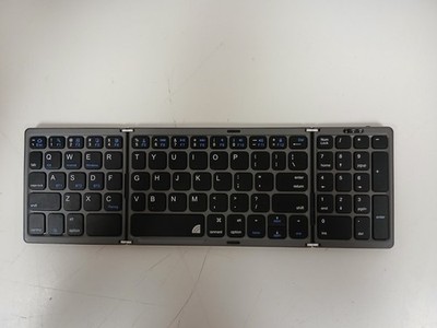 Inland Foldable Bluetooth Keyboard with Scissor Switches and Number Pad - No Box