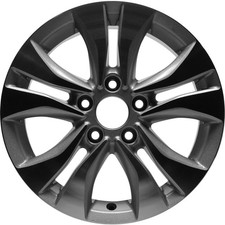 Refurbished Machined And Dark Charcoal Metallic Alloy Wheel 16 X 7 42700t2aa71