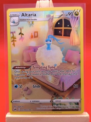 Pokemon Altaria GG19/GG70 Holo Rare Card - Crown Zenith Galarian Gallery Single Card - View #14