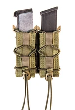 HIGH SPEED GEAR DOUBLE PISTOL TACO MOLLE, OD GREEN