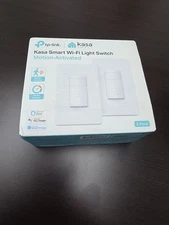 Kasa Smart WiFi Light Switch Motion Activated 2.4 GHz WiFi 2 Pack
