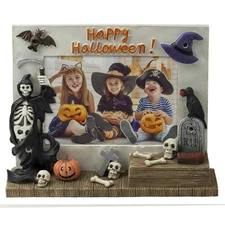 Halloween Light Up 6" x 4" Picture Frame