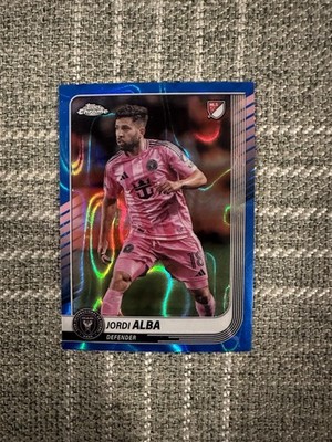 2025 Topps MLS Chrome Jordi Alba Blue Lava Refractor #41