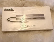 Plugable USB-C Hub 7-in-1USB C Hub Compatible with Mac, Windows, Chromebook NEW