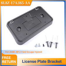 New Front Bumper License Plate Holder Bracket For Ford Escape Suv 2008-2012 New Front Bumper License Plate Holder Bracket For Ford Escape Suv 2008-2012