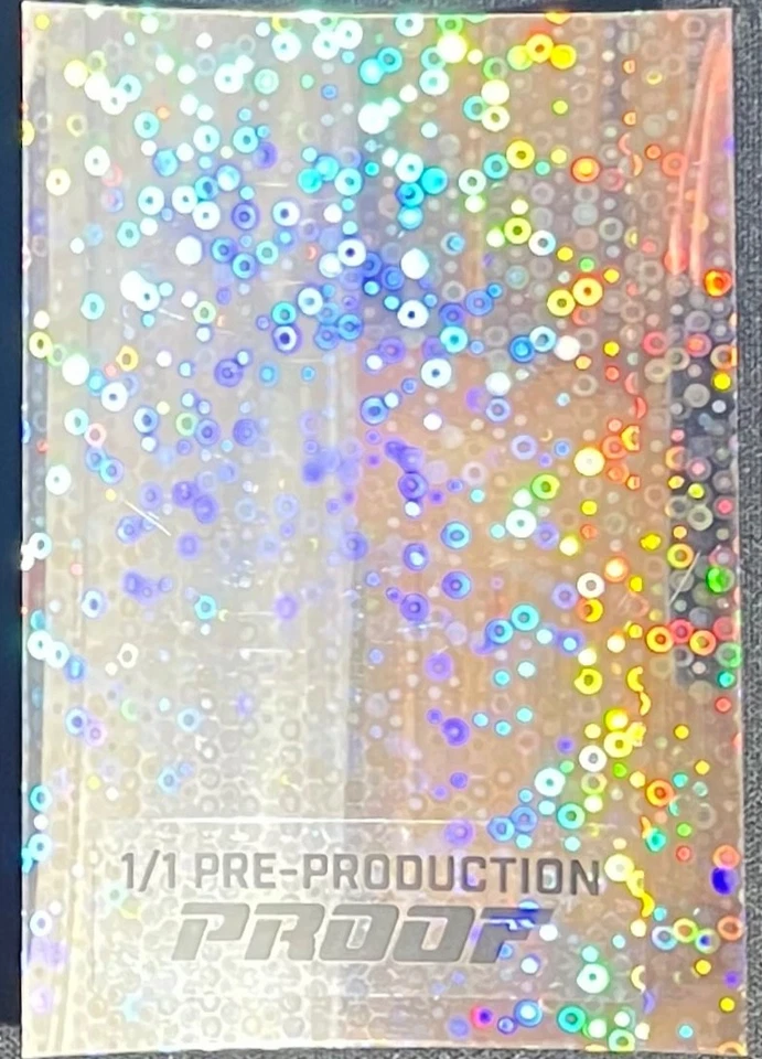 2023 ЛИСТ ТРОИЦЫ LENNY DYKSTRA РОЗОВЫЙ ДИСКО ЖЕЛЕЗА СТАЛИ PRIZM #1/1 ПРЕДВАРИТЕЛЬНОЕ ПРОИЗВОДСТВО - Изображение 2 из 2