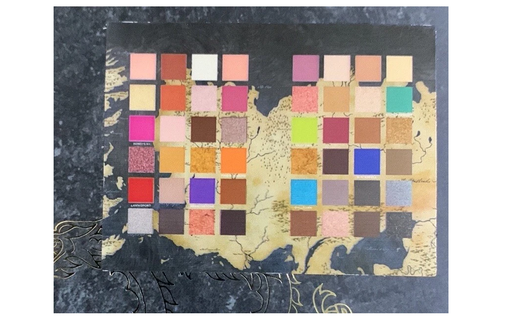 Revolution Eyeshadow Game of Thrones 48pc Shadow Palette 12x8” - Image 2