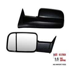 Pair Towing Mirrors Compatible with Towing Mirrors 94-01 Dodge Ram 1500, 94-02