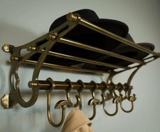 Franz&ouml;sischer Garderobenst&auml;nder/Gep&auml;cktr&auml;ger/Zug Wandhalter Vintage Luxus Dek...