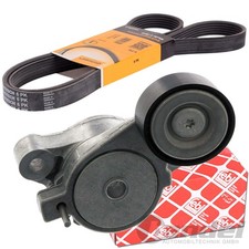 CONTI KEILRIPPENRIEMEN + SPANNER passend für VW GOLF 5 PASSAT B6 TOURAN POLO GTI