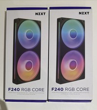 NZXT F240 RGB Core 240mm Fans 2-pack Open Box