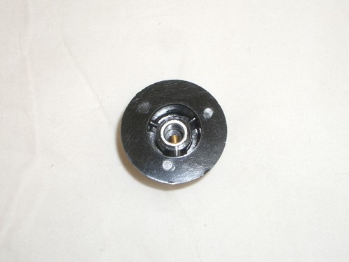 PHILMORE 3040 RADIO DIAL KNOB RIBBED BLACK 1.35"Dx0.86"T 1/4" SHAFT 1PC - Picture 2 of 2