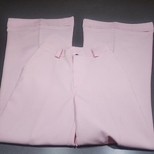 Vintage Levi Clothing Levi's for Gals Pastel Pink Plaid 60's Wide leg Trousers