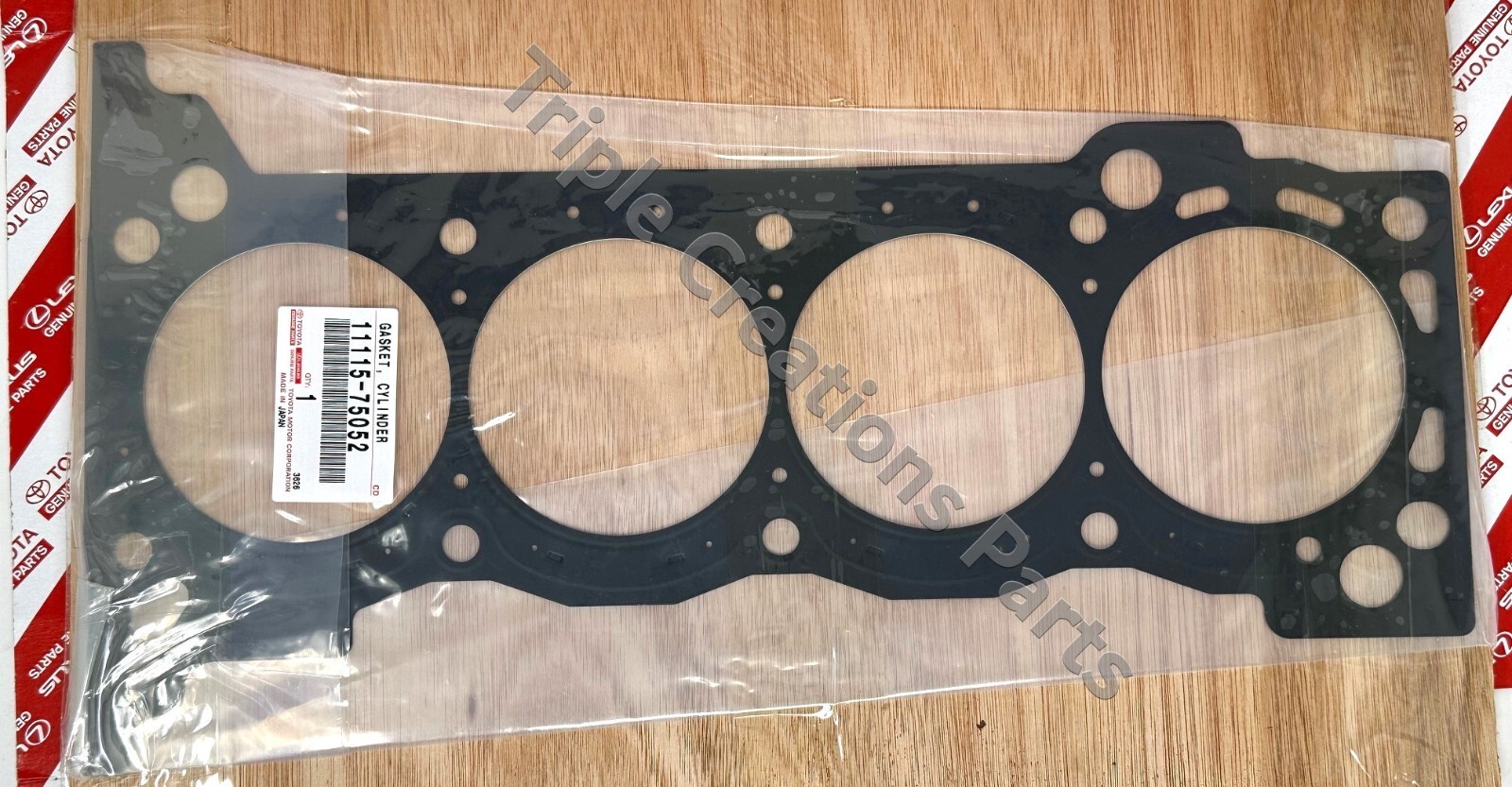 TOYOTA GENUINE 11115-75052 GASKET, CYLINDER HEAD OEM 1111575052 | eBay