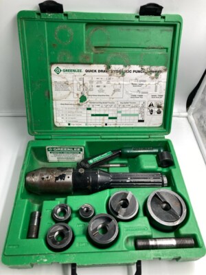 Greenlee 7806-SB Quick Draw Hydraulic Punch Driver Knockout Set (AP2042469)