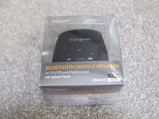 New Targus Bluetooth Wireless Mobile Speaker w/Microphone Black (TA-22MBSP-BLK)