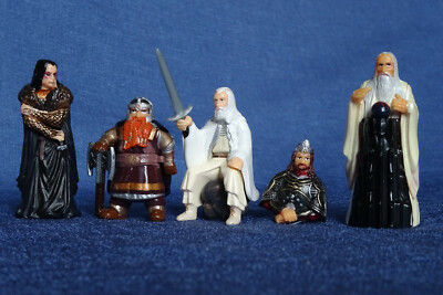 Ü-Ei: Herr der Ringe - Saruman, Gimli, Schlangenzunge, Gandalf, Aragorn
