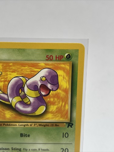 Vintage Pokemon Karte Ekans 56/82 Team Rocket Unlimited NM-Mint Zustand - Bild 4 von 7