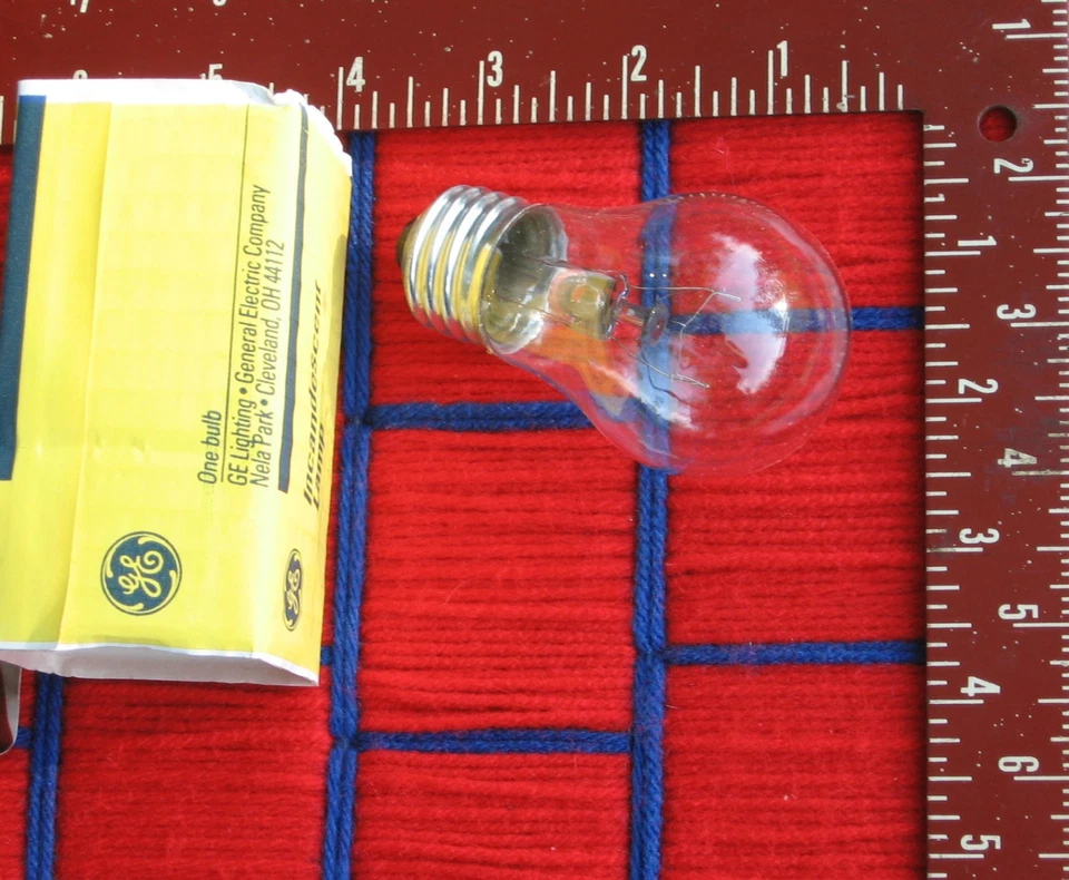 new GE APPLIANCE oven 120V Refrigerator 40w clear 40 watt 40A15 LIGHT BULB A15 - Image 4 of 4