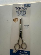 Top Paw 6.5" Grooming Metal Thinning Scissors CoupeGriffes PourChiens 10 NEW 2