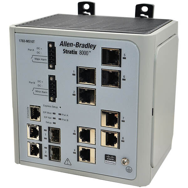 1783MS10T-A Allen-Bradley 10 Port Ethernet Switch Stratix 1783MS10T-A Allen-Bradley 10 Port Ethernet Switch Stratix