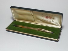CROSS Century Ballpoint Pen 10K Gold Filled Made in USA new with case