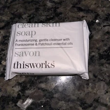 this works clean skin face soap - Frankincense & Patchouli - Travel Size