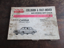 Toyota CARINA 1977 - 1981 Parts Catalog Ersatzteilliste