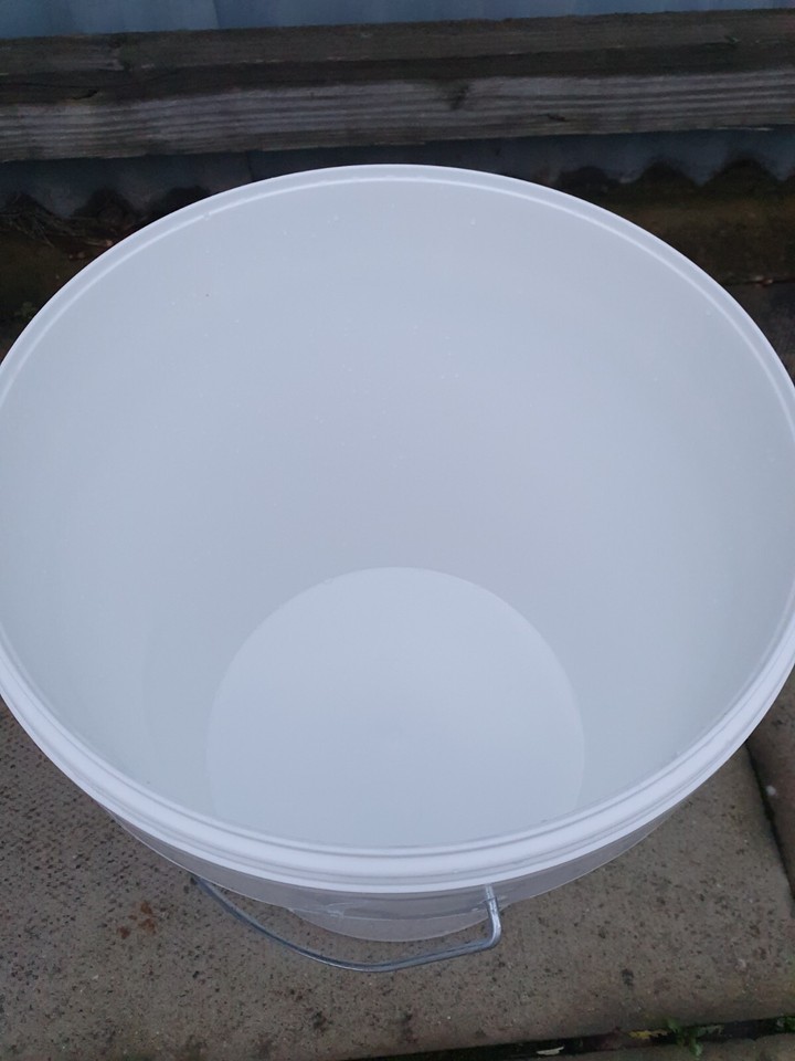 3 Large Food Grade Plastic Storage Buckets With Lids eBay
