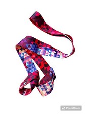 Roller skate accessories Leash Pink Purple Blue White Triangle Pattern