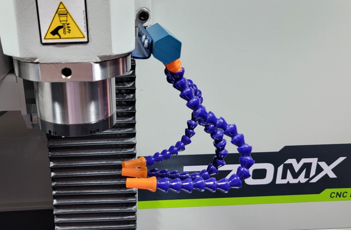 Coolant Manifold and flexible line for Tormach 770 and 1100 CNC