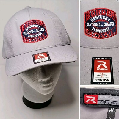 Richardson PTS Kentucky Tennessee National Guard Border Bowl Cap Hat M/L Adjust.