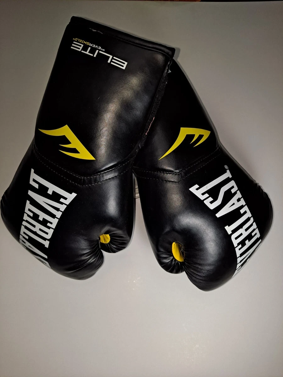 Everlast Elite Training Gloves Black 8 Oz. 