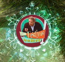 Festivus Seinfeld George Costanza Dad Snowflake Holiday Christmas Tree Ornament