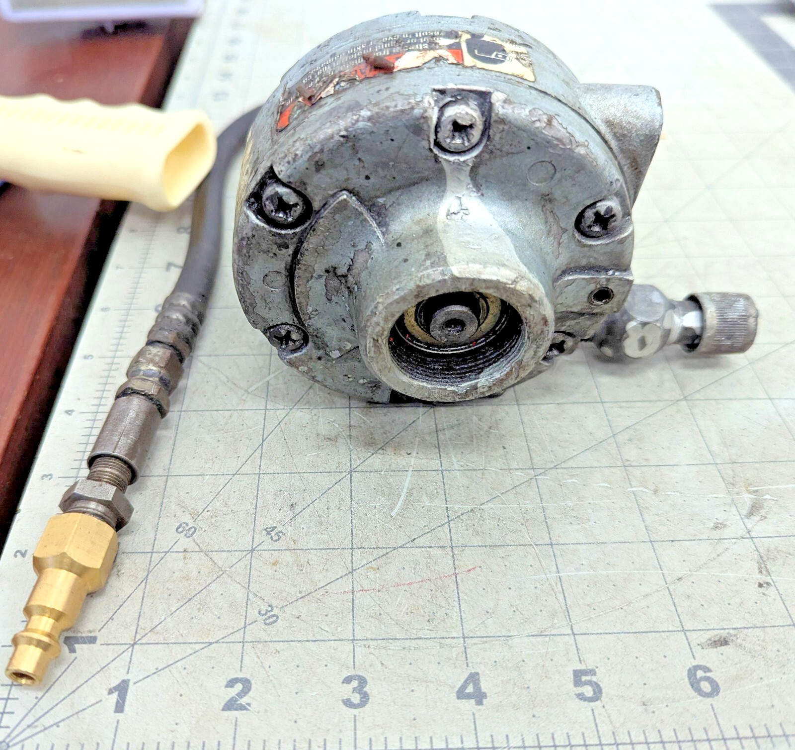 Gast Pneumatic Air Motor With Regulator FOR PARTS OR REPAIR [A5B1]