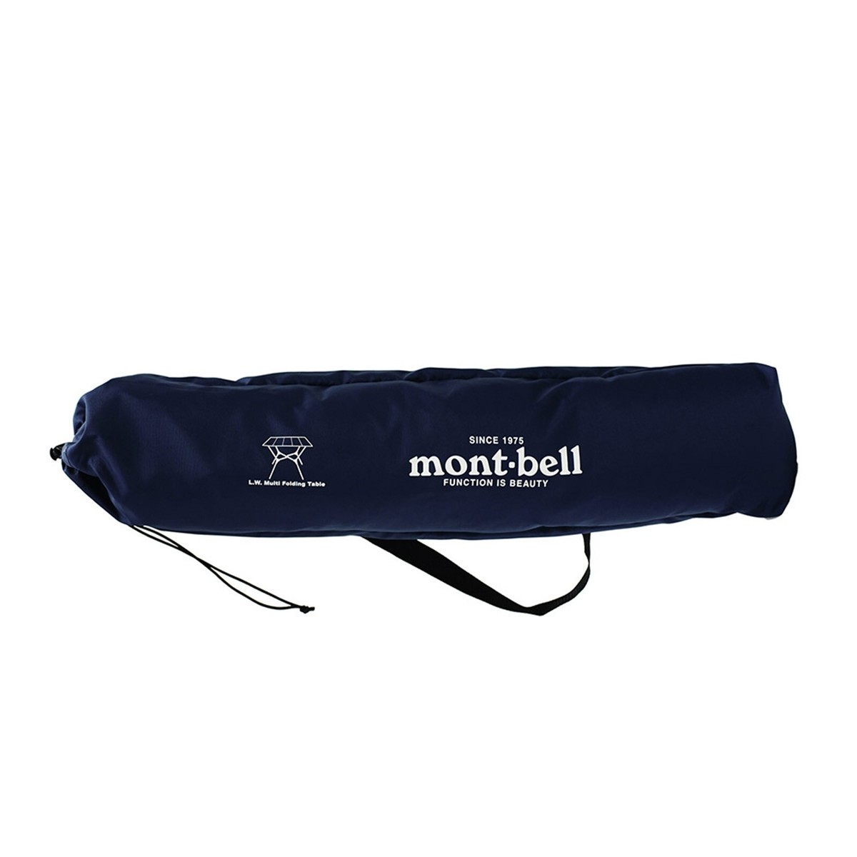 mont-bell LW Multi Folding Table Blue Black BLBK Stuff Bag