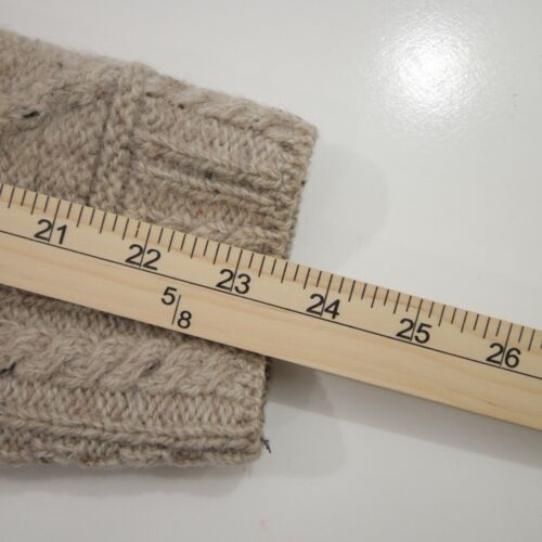 Carraig Donn Made Ireland Cardigan Sweater Cable Knit 100% Wool Medium - Picture 11 of 17