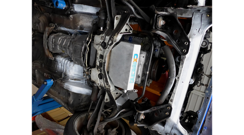 Panel de aceite de aluminio sumidero delantero CXRacing para Nissan 350Z GM LS1/LSx Swap - Imagen 12 de 12