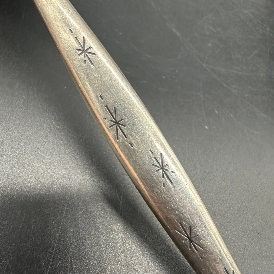 Vintage Gorham Sterling Silver Stardust Forks Mid Century Modern Atomic Flatware - Image 4 of 4