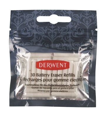 Derwent Battery Eraser Refills Pack of 30