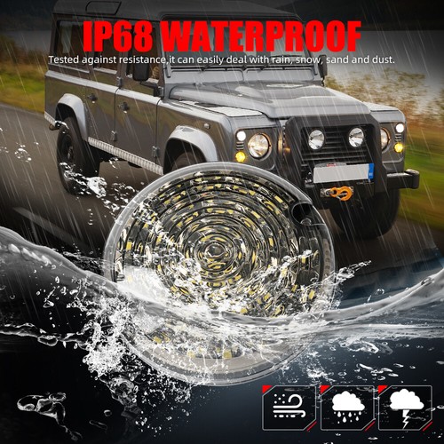 10pcs For Land Rover Defender 90/110 90-16 Complete Light LED Upgrade Kit Smoke - Picture 9 of 9
