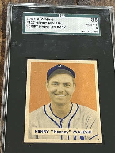 1949 Henry Majeski [Script Name on Back] #127