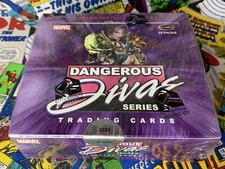 2014 Marvel Dangerous Divas Series 2 (1) Sealed Hobby Box (1) Color Sketch Card