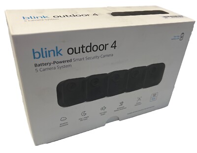 BRAND NEW BLINK 2024 Wireless Outdoor 5-Camera Security System (4th Generation)