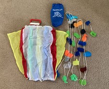 Parafoil Kite Rainbow with tail and line