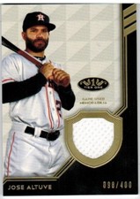 JOSE ALTUVE 2018 Topps Tier One 1 Jersey ASTROS RELIC card T1R-JA #098 / 400
