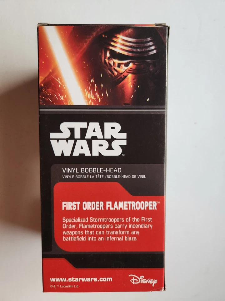 1st Order Flametrooper Bobble-Head (2017 NUEVO) 6" Funko Vinilo Star Wars MPN 6243 Foto 3 de 4