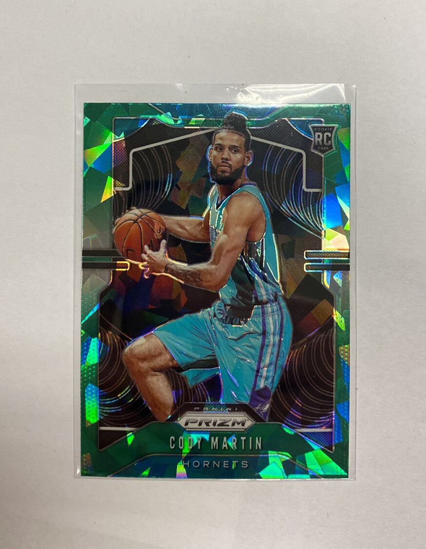 2019-20 Panini Prizm Fanatics RC Green Ice SP Cody Martin Hornets Rookie # 278